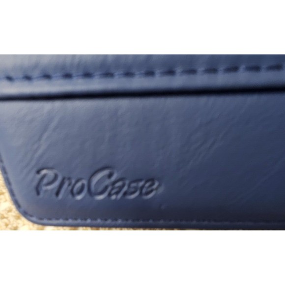 NEW Pro Case Tablet Protector Cover Navy Blue Solid Pattern 10 x 7 Inches - Picture 3 of 8